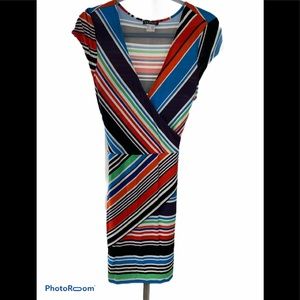 VENUS striped dress multi color.